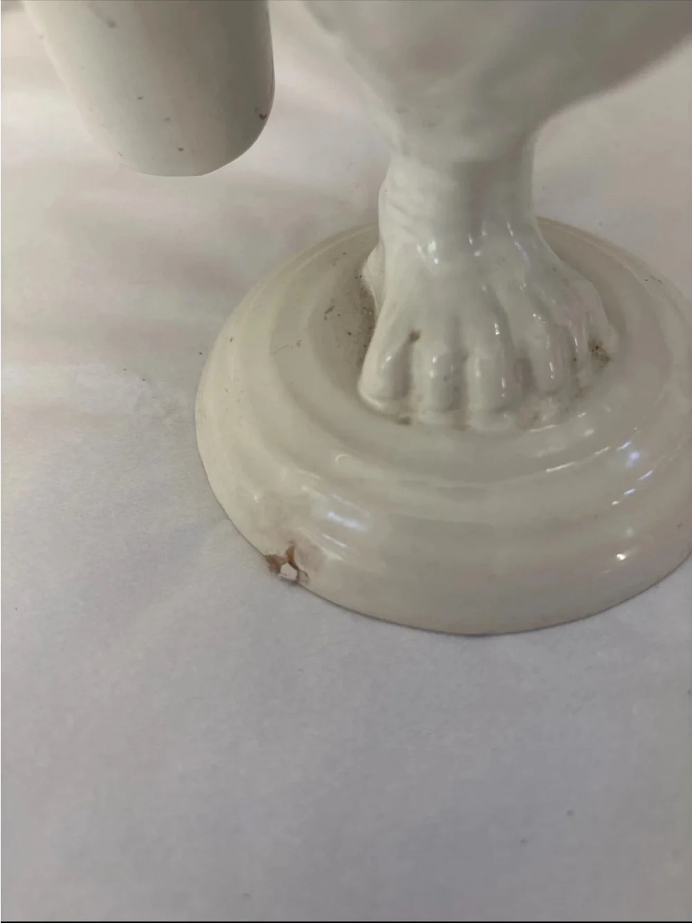 Vintage pottery, barn ceramic White Rooster Salt Pepper Shakers Set Farmhouse